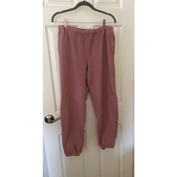Lucky Brand women's crushed berry drawstring jogger sweatpants, size small - Picture 1 of 10